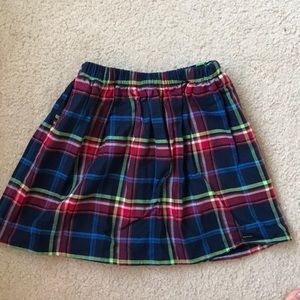 NWT  Abercrombie plaid skirt WITH POCKETS